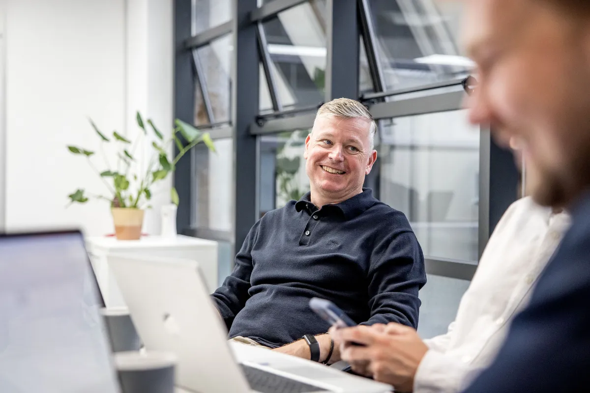 Platform 365 team working in the office