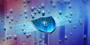 Cybersecurity  concept. 3D render